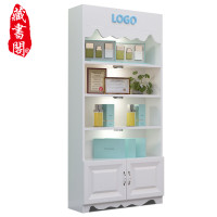 [藏书阁]立式展示柜玻璃门定制小饰品吧台店铺玩具架陈列商用店面展架卧 置物架W100*D24*H200CM