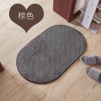 垫子垫地家用卫生间口地垫垫进ins风地毯吸水脚垫浴室防滑 定制不退不换 棕色