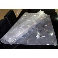 软玻璃PVC桌布防水防烫磨砂免洗塑料餐桌垫茶几垫透明胶垫水晶板_268_837 180厘米宽度*长度10厘米单价 磨砂波斯菊1.0厚