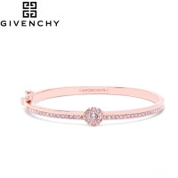 Givenchy/纪梵希 闪耀系列蓝色水晶银色按扣式女士手镯60485903-NY0 蓝色水晶