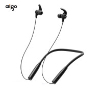 爱国者（aigo）W06 蓝牙项圈耳机 运动无线蓝牙耳机 挂脖颈挂式双入耳 耳塞式耳机