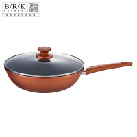 BRK炒锅德国蒂宾根八角锅不粘锅炒锅麦饭石色炒锅炒菜锅32cm 网红麦饭石不粘锅平底锅合金锅具烹饪用具 电磁炉燃气灶通用