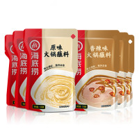 海底捞 原味火锅蘸料120g*3+海底捞 香辣味火锅蘸料120g*3