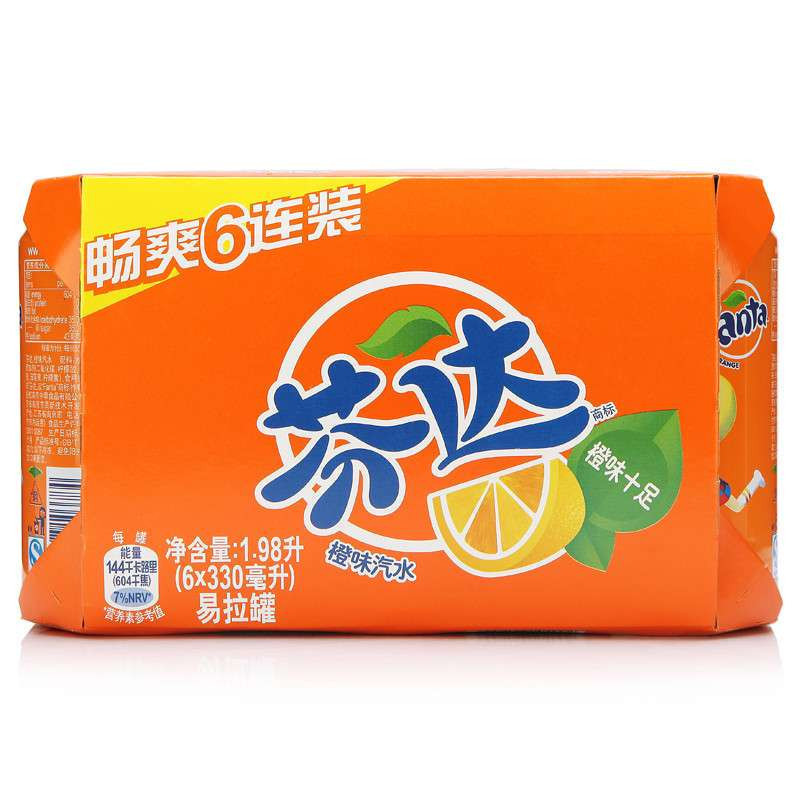 芬达六连包330ml6