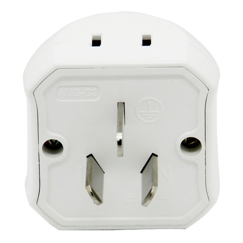 秋叶原 amg-c2 新国标三扁插头