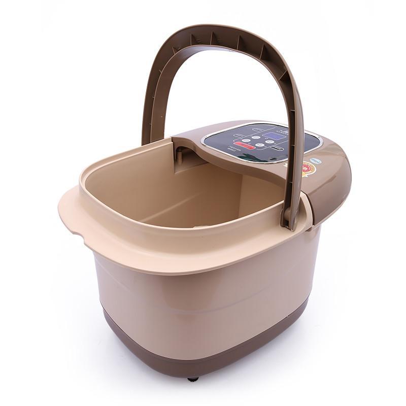 康豪足浴盆kh8118滚轮按摩正品电动按摩加热泡脚盆深桶一键启动足浴器