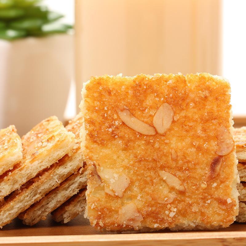 【苏宁易购超市】好吃点 香脆杏仁饼 108g/袋 达利园饼干【价格 图片