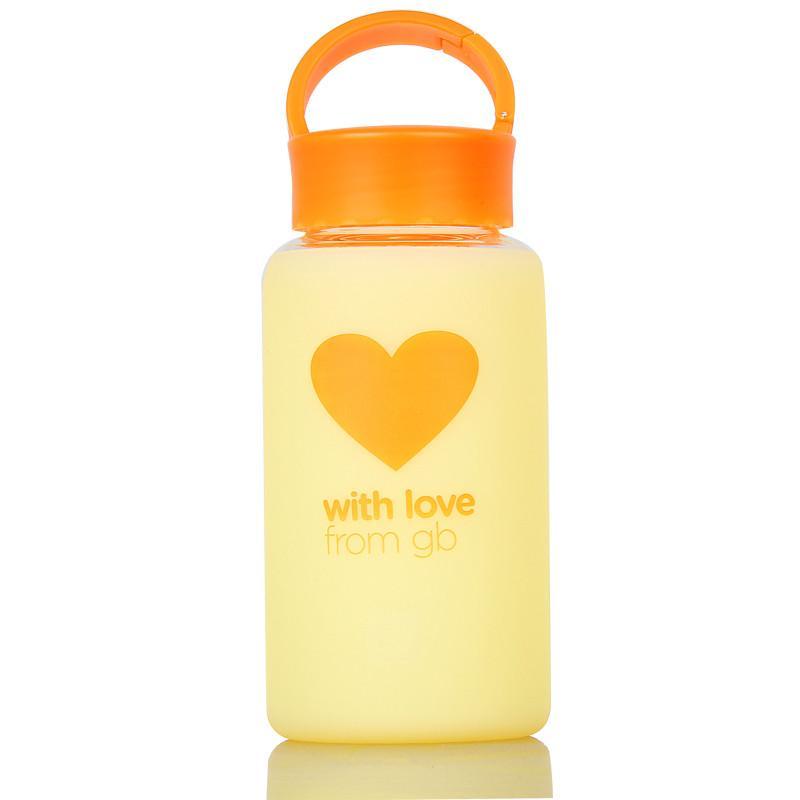 好孩子(goodbaby)随身玻璃杯(心动黄) 好孩子水杯/水壶h80111【价格