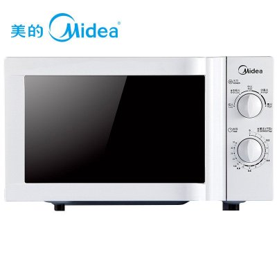 美的（Midea）M1-L213B 转盘微波炉 21L 防水墙设计