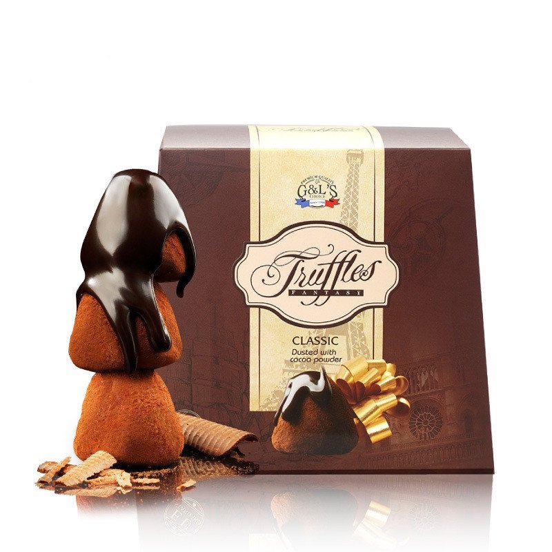 德菲丝 松露形代可可脂巧克力 fw1000t法式原味型 1000g/盒