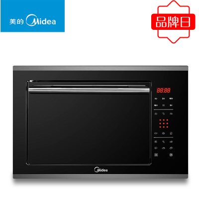 美的（Midea）品尚系列嵌入式微波炉TG025QPS-NSH 25L 光波烧烤 智能触控