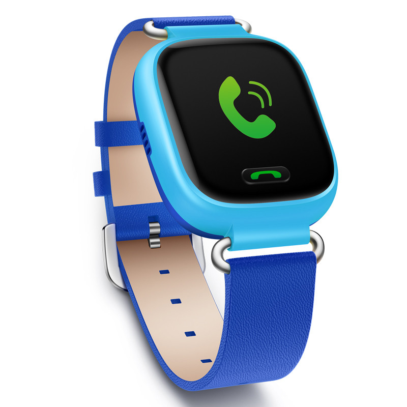 小天才电话手表y01 皮革蓝
