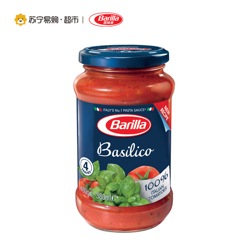 百味来罗勒风味番茄意面调味酱400克