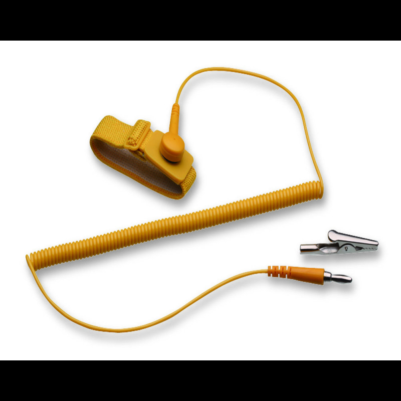 史丹利 防静电手腕带2m 66-002-23 黄色