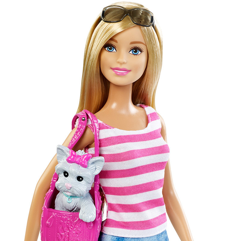 【苏宁自营】barbie芭比芭比之萌宠套装djr56