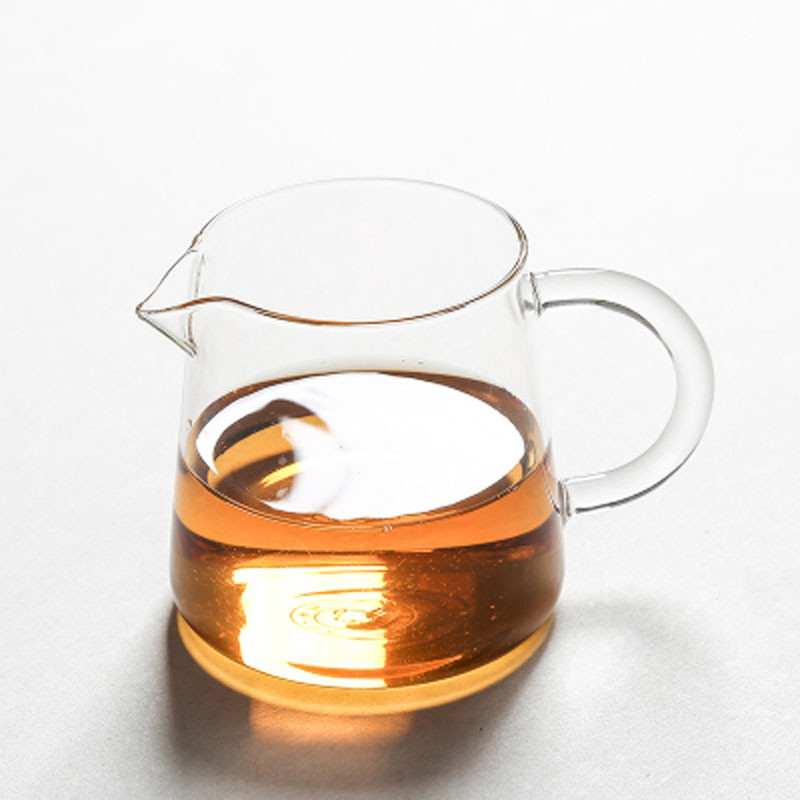 彩丽馆时尚玻璃公道杯泡茶分茶器公杯茶漏茶海功夫茶