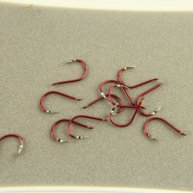 进口伊势尼渔钩 无倒刺盒装鱼钩 2号14枚