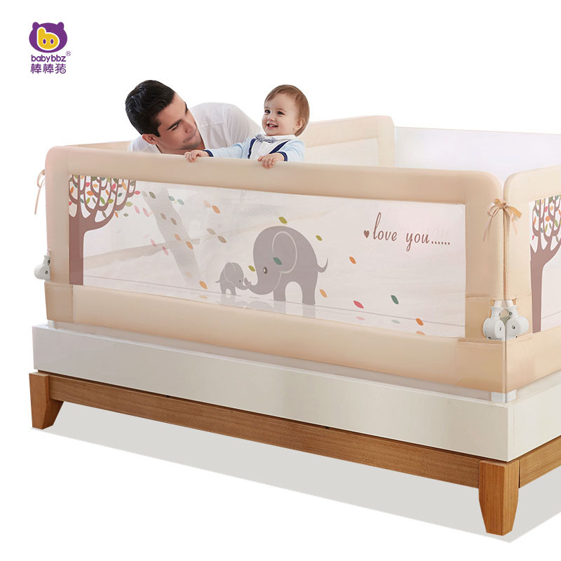 babybbz棒棒猪bbz313婴儿床护栏杆2米