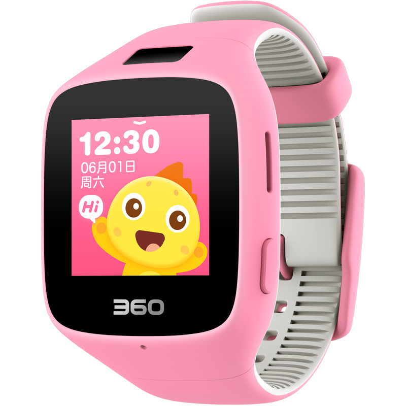 360儿童电话手表6c樱花粉w703