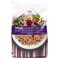 【自营直采】ICA 树莓蓝莓干燕麦片 500g/袋