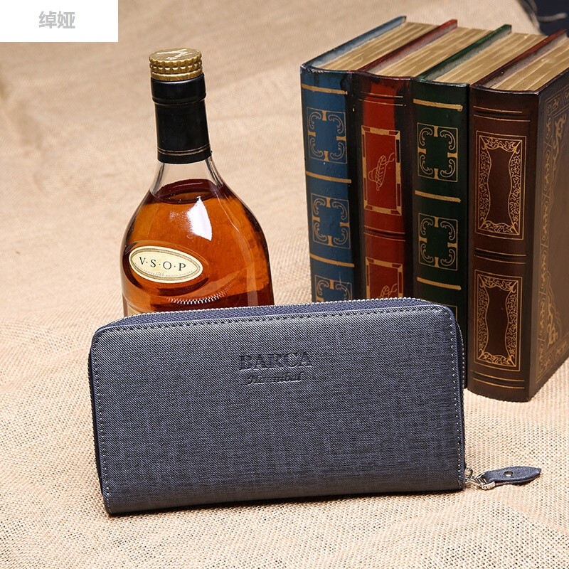 绰娅barca手包包中包手拿包男包手抓包商务休闲韩版潮 时尚蓝色手包