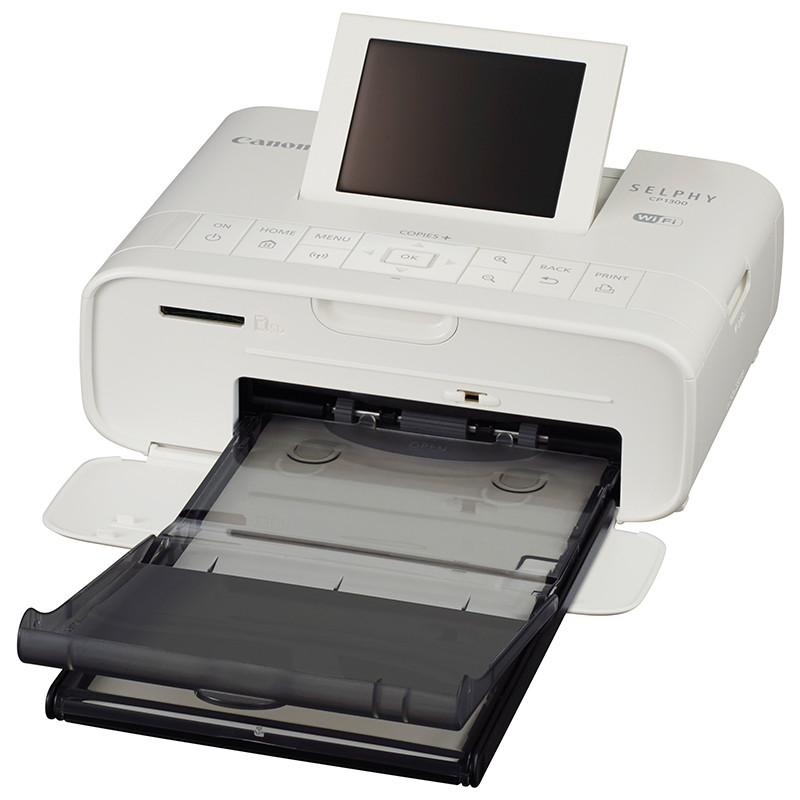 Canon 佳能 SELPHY CP1300 照片打印机（白色）Wi-Fi®打印