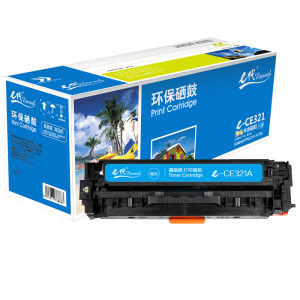 e代 e-CE321A蓝色彩色硒鼓 适用于HP CP1525N/ CP1525NW/CM1415FN/CM 蓝色