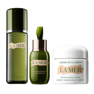 海蓝之谜焕颜修复套装 精萃水150ml+浓缩修复精华50ml+精华面霜60ml