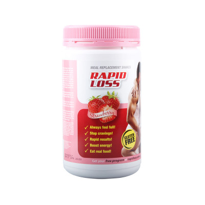 RAPID LOSS 草莓味代餐奶昔 750g