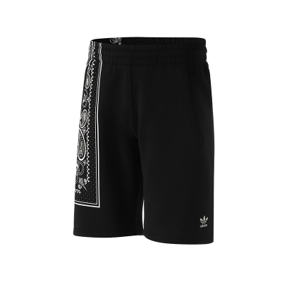 Adidas阿迪达斯三叶草男裤跑步宽松休闲运动短裤EB4083