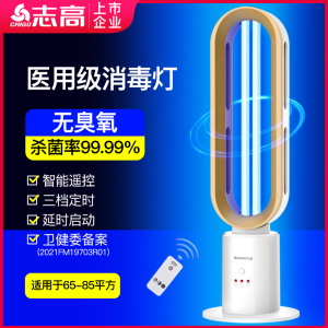志高紫外线消毒灯杀菌灯家用移动式臭氧除异味除螨医疗专用灭菌灯