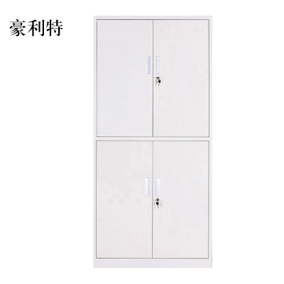 豪利特钢制文件柜档案柜财务凭证柜带锁储物柜铁皮柜书柜通双节文件柜(标准款)