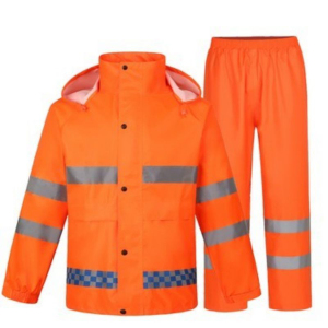 单人工作雨衣男双层反光雨衣新式交通成人摩托车骑行防水保安巡逻