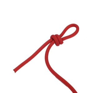 攀登辅助动力绳户外攀岩防坠落保护绳速降装备绳索保险绳拓展训练登山 红色直径8mm(1米价格) 红色