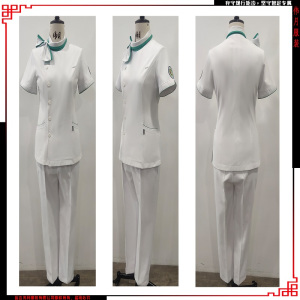 伟月护士服(夏)套装-领结款