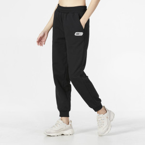 斯凯奇(Skechers)女裤新款时尚休闲跑步训练束脚针织长裤L322W090-0018 ZP