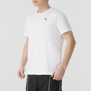 彪马(PUMA)短袖男装新款时尚简约跑步健身训练舒适透气圆领T恤587212-02...