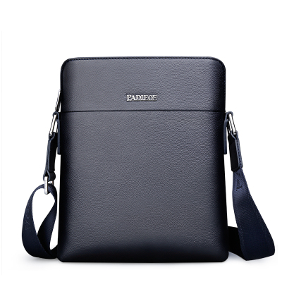 顺丰配送-padieoe帕迪欧商务真皮男包单肩包男士斜挎包男潮包软牛皮休闲大容量时尚
