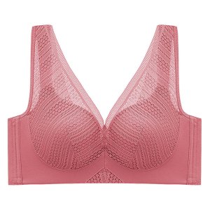 大码全罩杯无钢圈内衣女大胸显小显瘦薄款聚拢防下垂胸罩收副乳罩_582