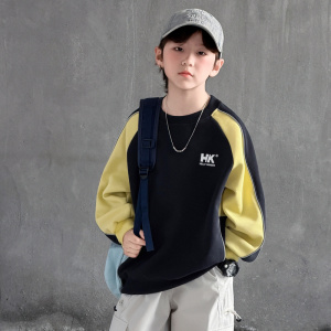 男童春季卫衣炸街2026新款大童装春装上衣服潮男孩儿童春秋款内搭