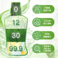 高露洁漱口水250ml无酒精杀菌清新口气预防蛀牙除口臭0酒精家庭装