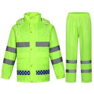 润达讯 RDX-TZYY8000M 雨衣雨裤套装 带反光条 防水牛津布指数8000M 厚度22丝 1套 绿色 绿色