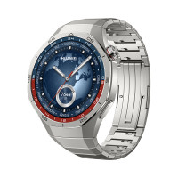 HUAWEI/华为 WATCH GT 5 Pro 42mm 冰川白 白色氟橡 玄玑感知系统 纳米微晶陶瓷 进阶运动