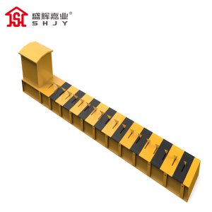盛辉嘉业电动升降道刺路障单向减速带路障阻车机学校医院防闯地刺减速带定制