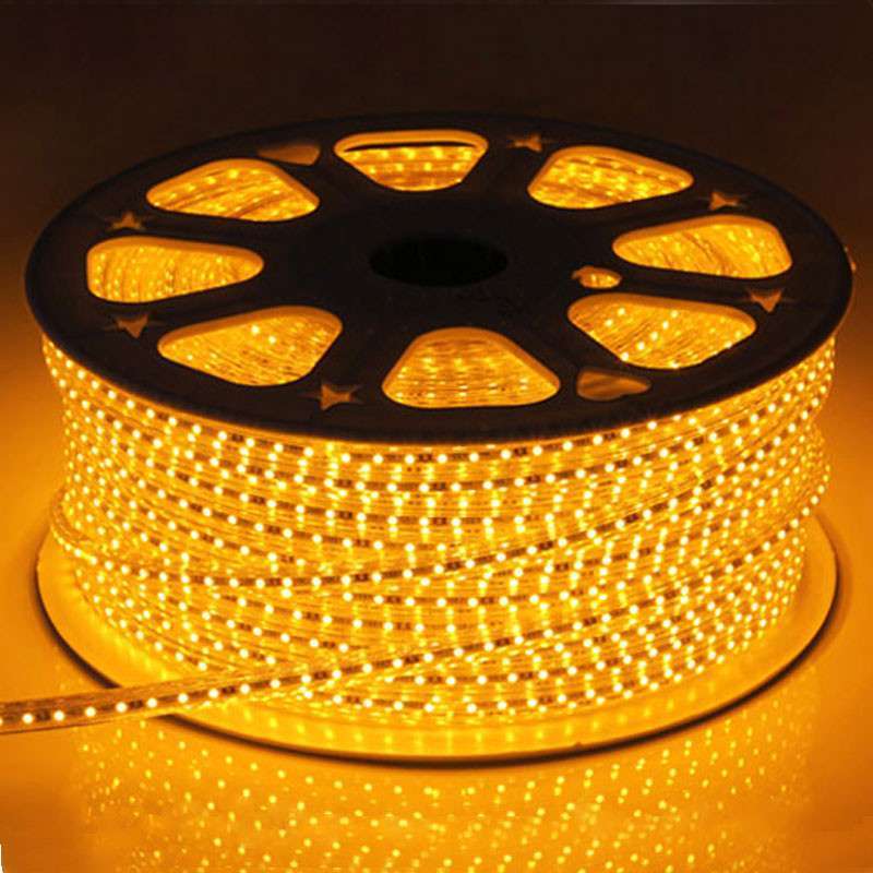 晶映照明led节能灯带220v软灯带贴片灯条3528/60珠防水灯带超亮l11米