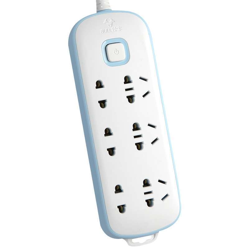 电源插座接线板 插线板 拖线板插排 3米w1330s星辰蓝 公牛bull接线板