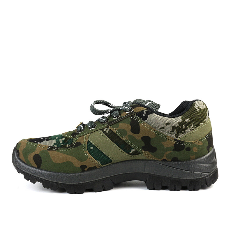 谋福 迷彩运动鞋军训作训鞋丛林作业跑步鞋军用慢跑鞋耐磨透气防震