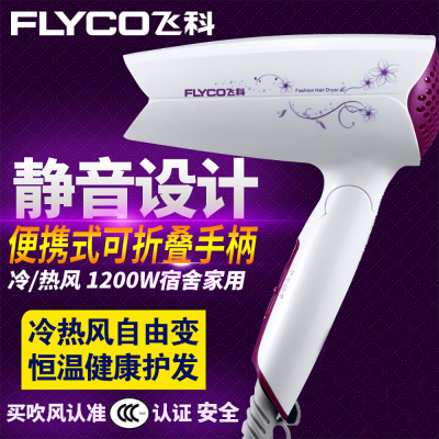 飞科电吹风机FH6257可折叠电吹风家用小功率冷热风静音宿舍吹风筒