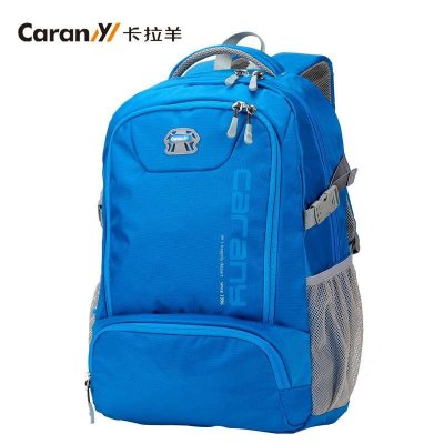 卡拉扬卡拉羊男女17吋休闲电脑双肩背包运动旅行包学生书包cx5566
