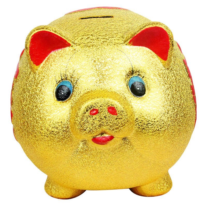 电视柜酒柜摆件装饰品结婚礼物工艺品创意陶瓷钱罐存钱罐金猪储财源